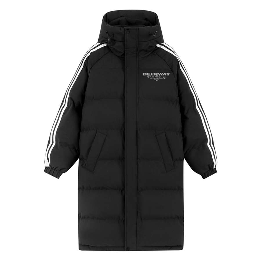 DEERWAY Puffer Jackets Unisex Hooded Moderate Padded Puffer Jacket