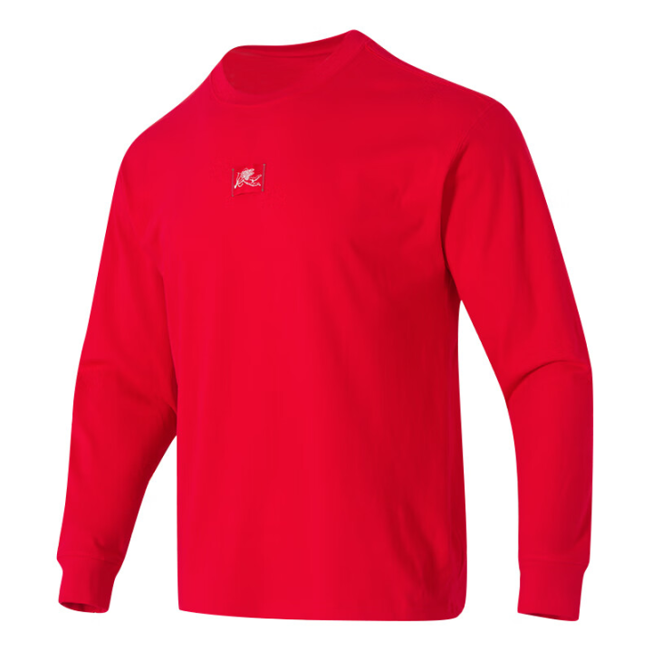 Nike Nike T Shirts Men's Red Crew Neck Moderate Straight Fit