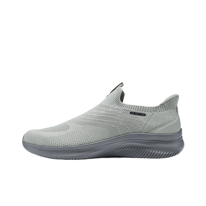 Skechers SPORT MENS Cushioning Breathable Rebound Cushioning Breathable Rebound Low top Walking Shoes Men's Gray
