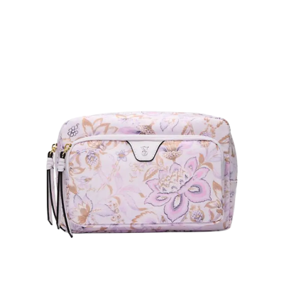 Victoria's Secret Taro Purple Print Makeup Bags Portable