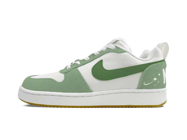 Nike Nike Court Borough Flower Branch Custom, Soft Palmiers Leather Versatile Abrasion Resistant Low top Skateboard Shoes