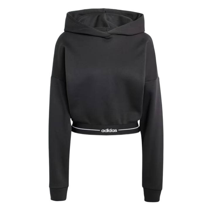 Adidas Adidas Sweatshirts Women's Black Hooded Moderate