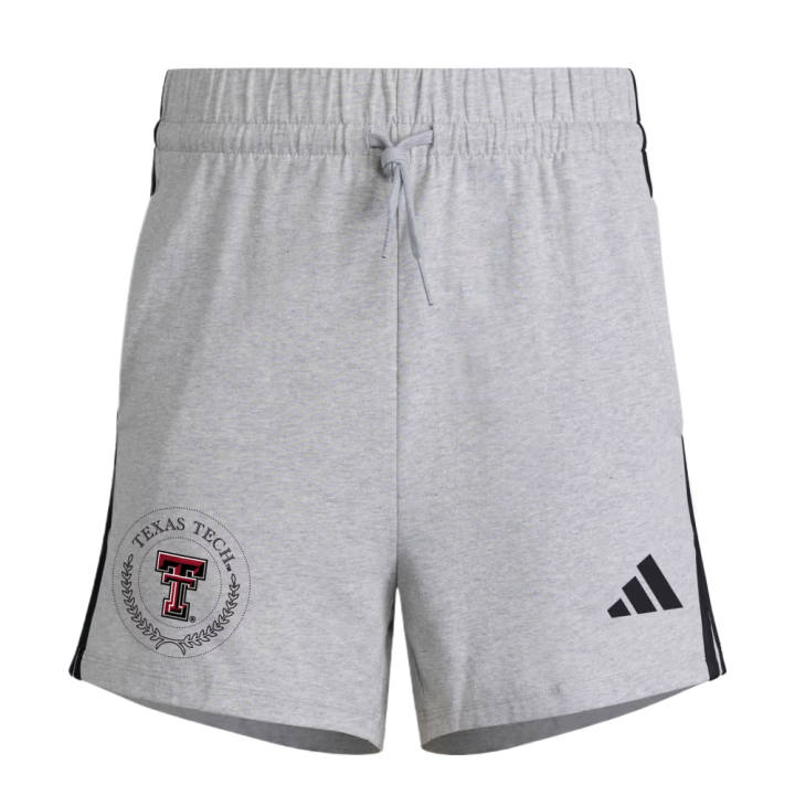 Adidas Adidas ESSENTIALS 3 Stripes Casual Shorts Women's Medium Gray Heather Gray/Black