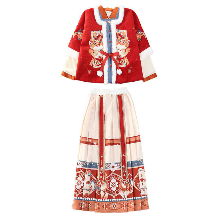 PROTECTCAMEL PROTECTCAMEL Kids Two Piece Skirt Sets Mid Length