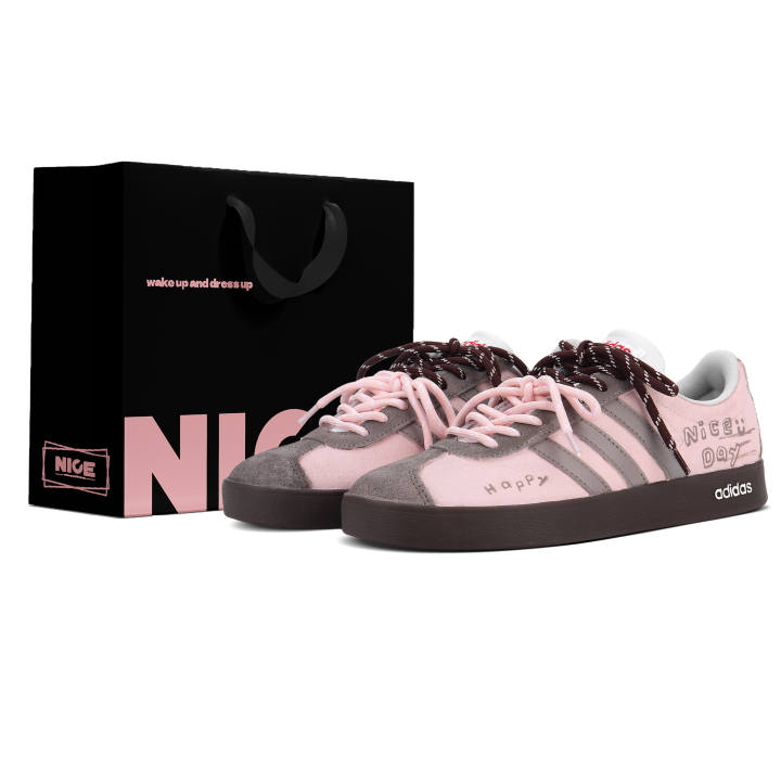Adidas Adidas Vl Court Classic Abrasion Resistant Low top German Army Trainers Unisex
