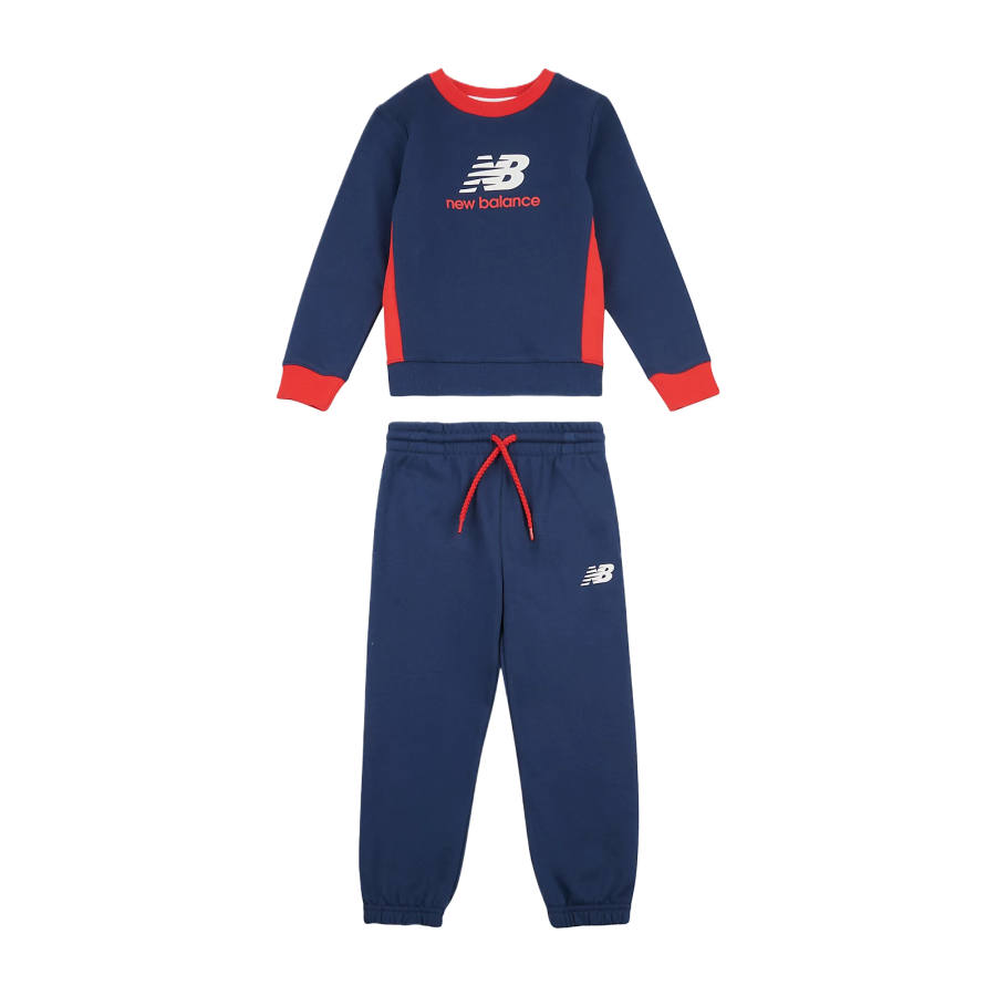 New Balance New Balance Casual Sportswear Contrast Crew & Jog Set Kids'