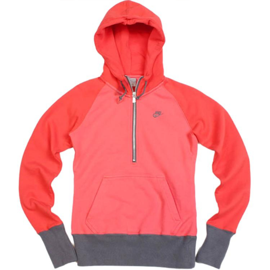 Nike Nike Sweatshirts Women's Coral Red Hooded Moderate