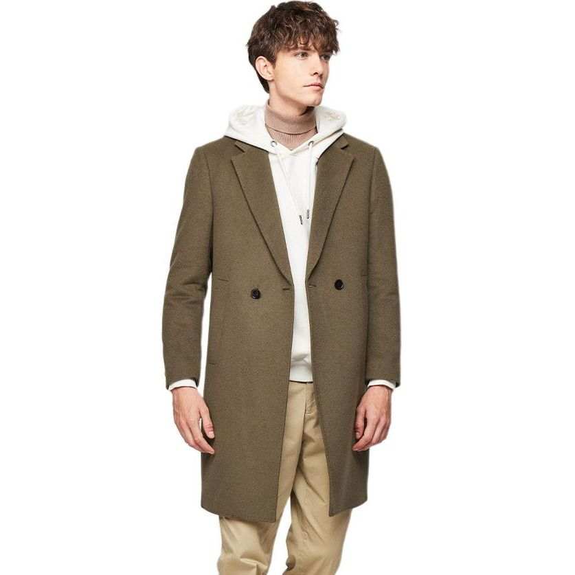 Hodo Coats Men's Lapel Thickened