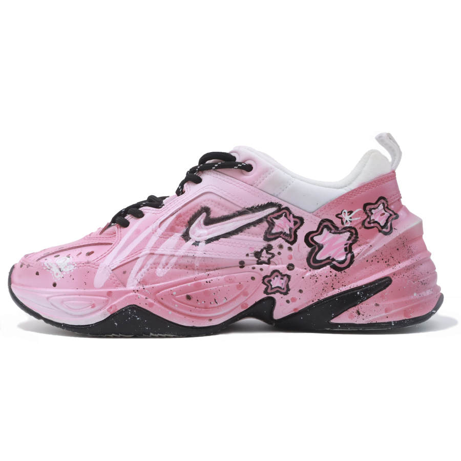 Nike Nike M2K Abrasion Resistant Low top Chunky Sneakers Men's Pink
