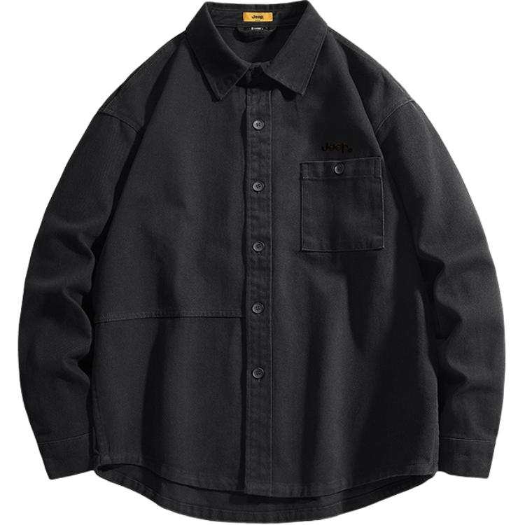 Jeep Jeep Shirts Unisex Lapel Moderate Workwear