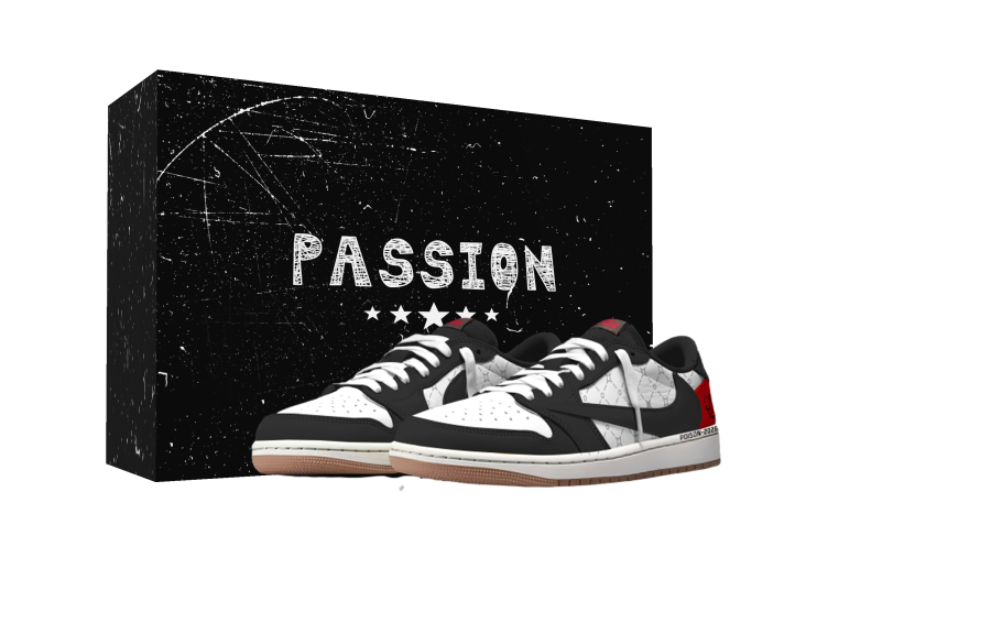 Jordan Travis Scott x Jordan Air Jordan 1 Venom Crown Fashion Trend Abrasion Resistant Abrasion Resistant Low top