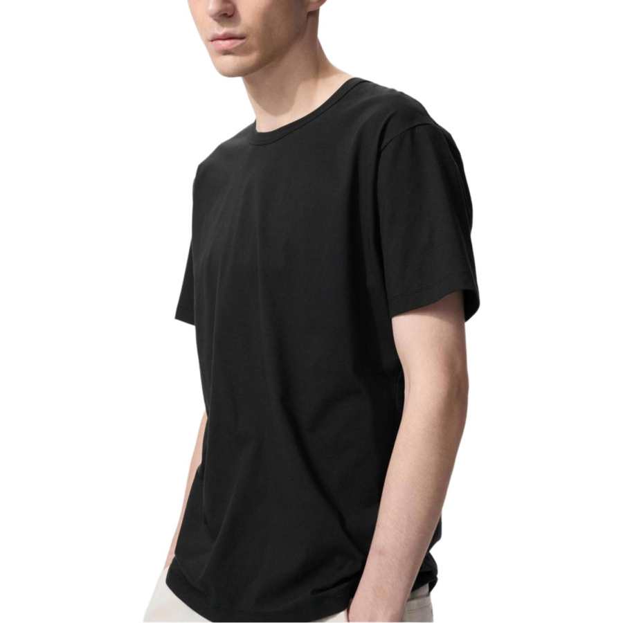 UNIQLO T Shirts Men's Black Crew Neck
