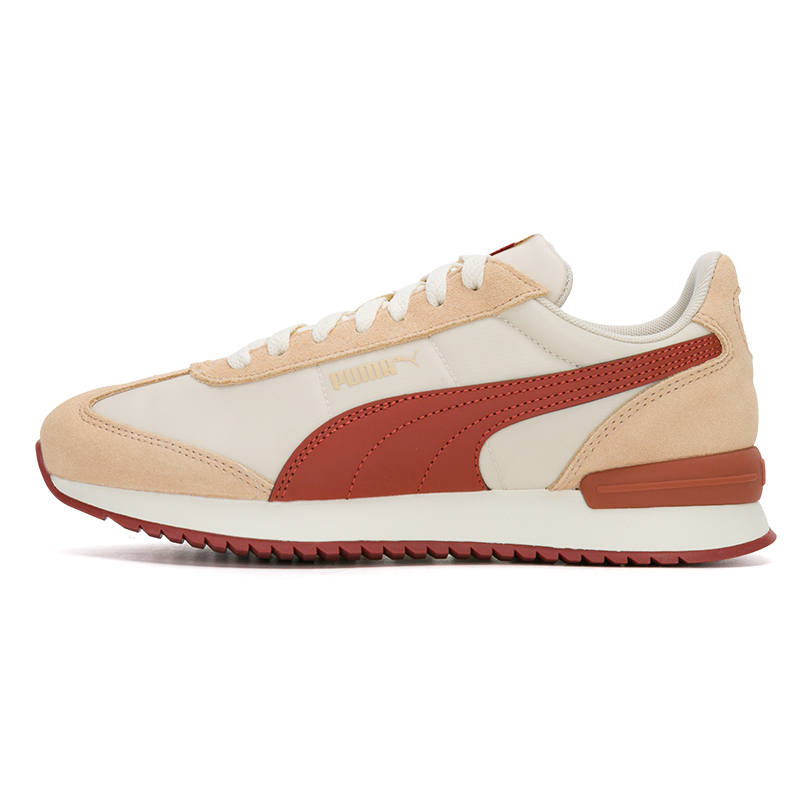 PUMA R78 Nylon Low top Casual Shoes Unisex Beige Brown