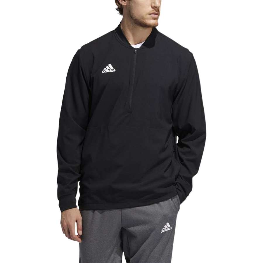 Adidas Adidas Sweatshirts Men's Black Crew Neck Moderate