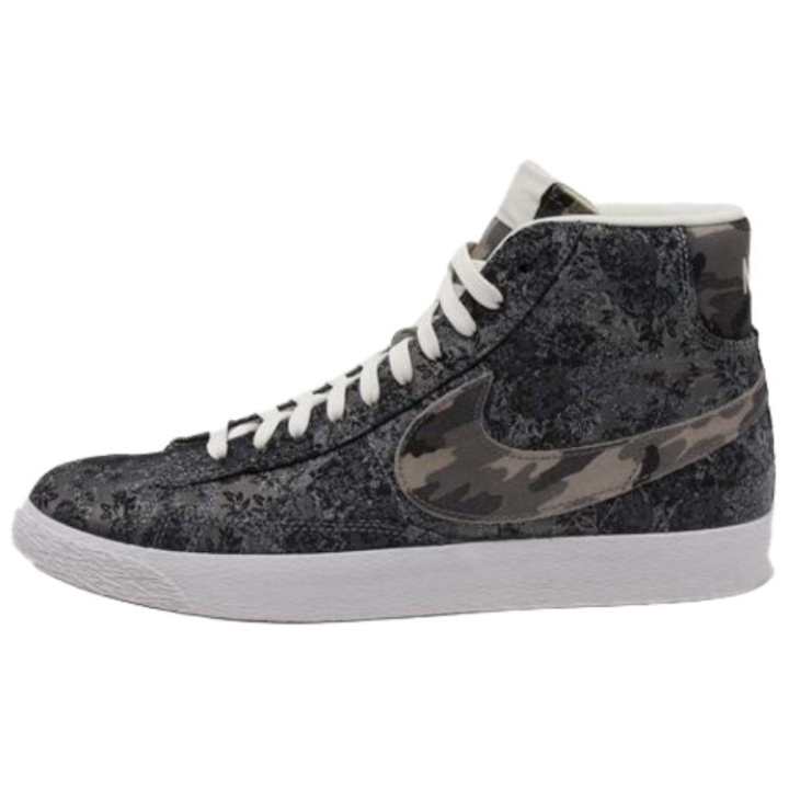 Nike Nike Blazer Mid top Skateboard Shoes Men's Gray Camouflage