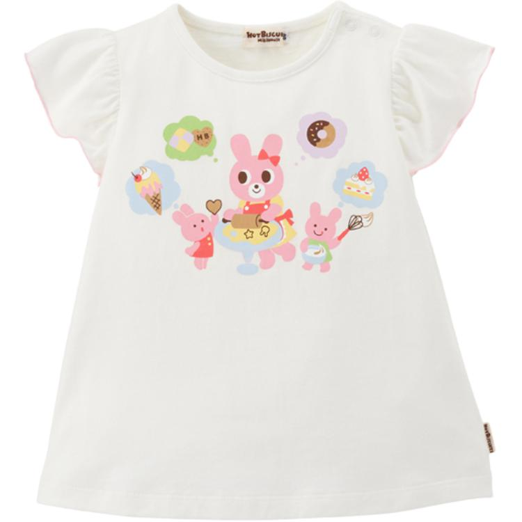 MIKI HOUSE Kids T Shirts Crew Neck Moderate