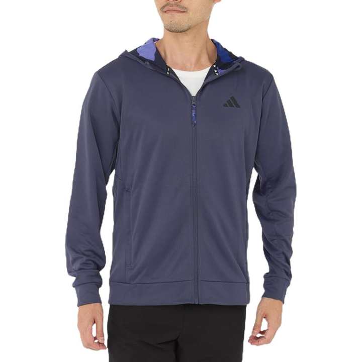 Adidas Adidas Jackets Men's Dark Blue Hooded Moderate Other
