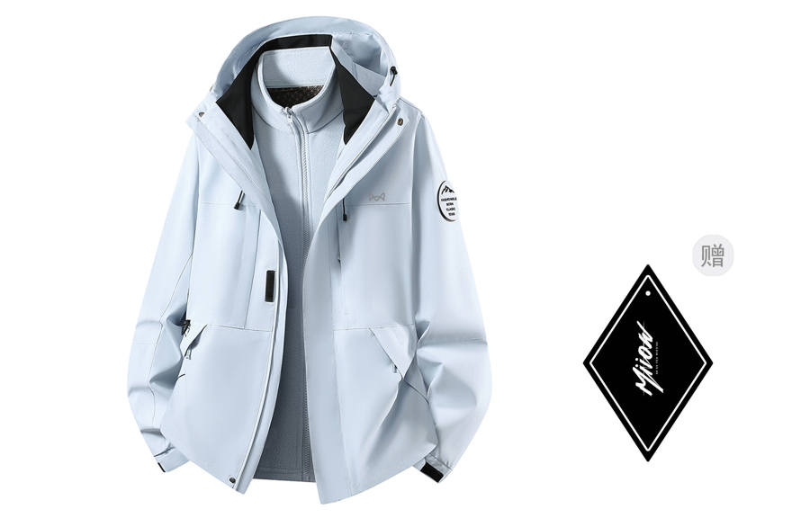 MIIOW Trend Party Series Waterproof Windbreaker Jacket Unisex
