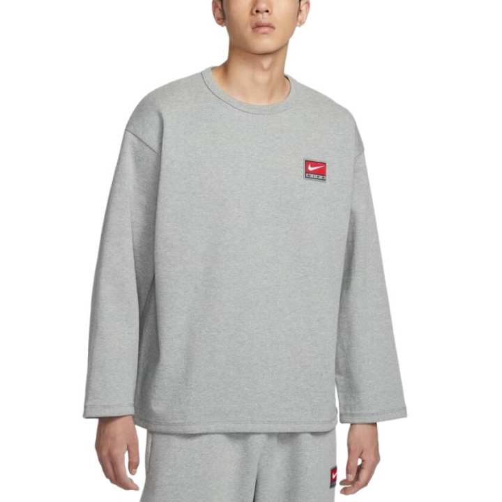 Nike Nike Sweatshirts Men's Gray Crew Neck Moderate