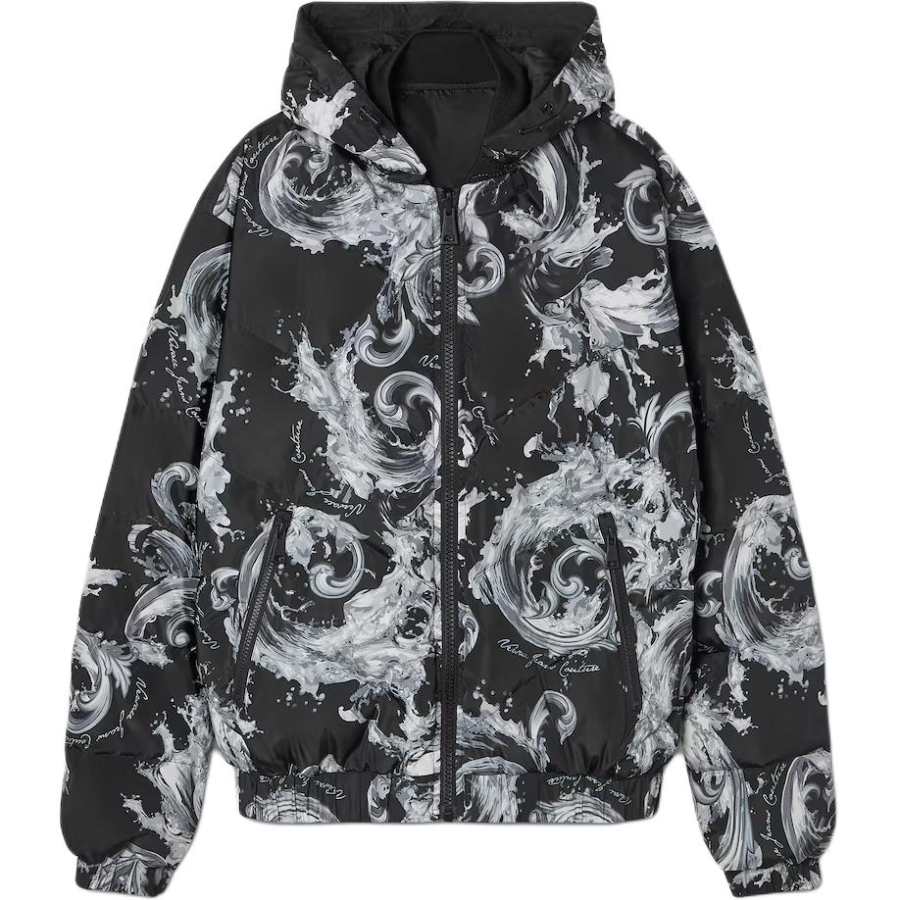 Versace Jeans Couture Reversible Printed Hooded Jacket