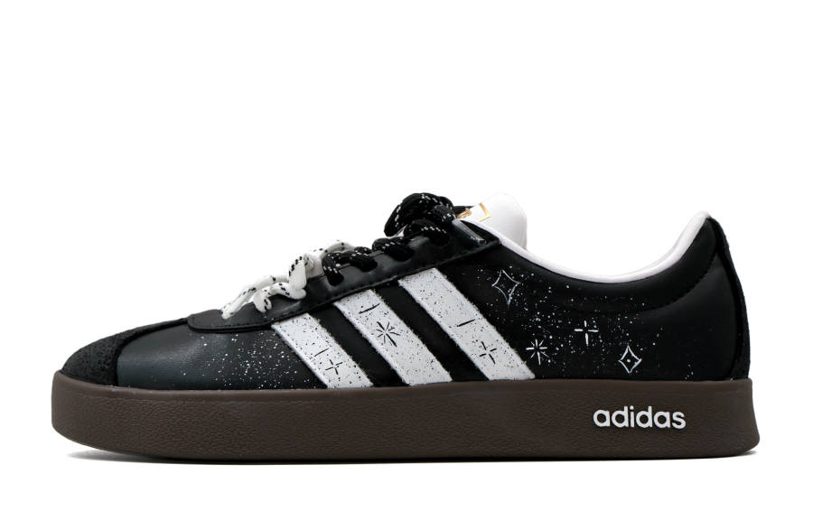 Adidas Adidas Vl Court Classic Abrasion Resistant Low top Skateboard Shoes Unisex