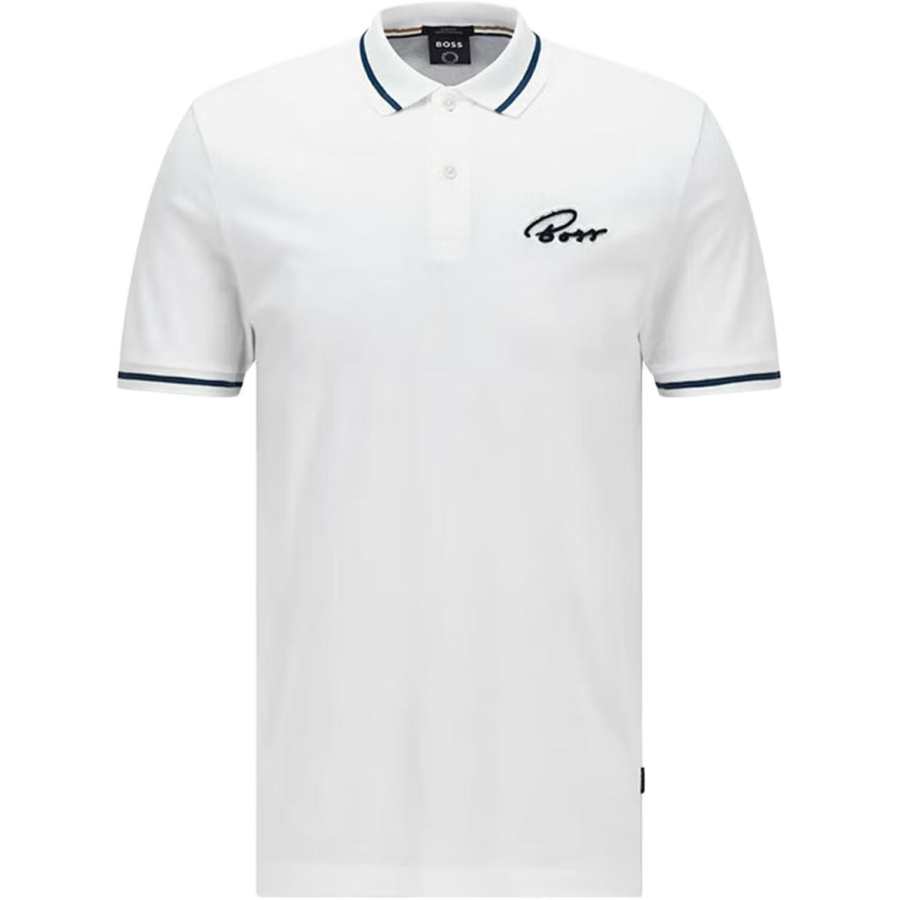 HUGO BOSS Polo Shirt Men's White