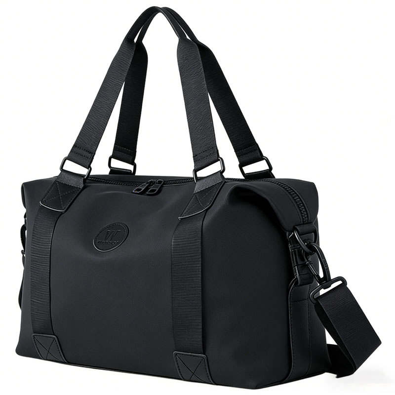 Warrior 55L Water Repellent Fabric Travel Bag Unisex Black