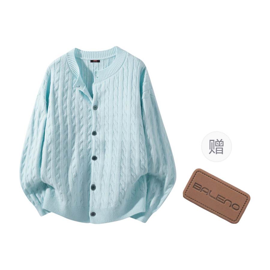 BALENO Sweaters Women's Crew Neck Moderate Cardigan