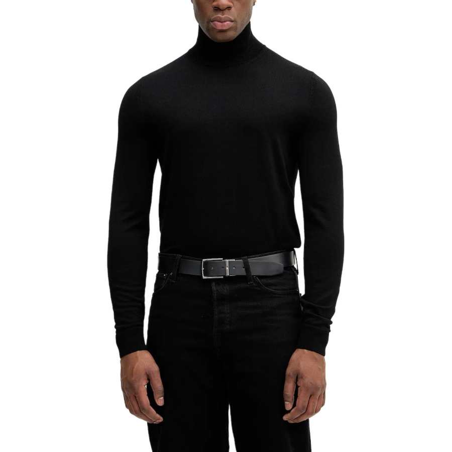Hugo Boss roll-neck long-sleeve sweater