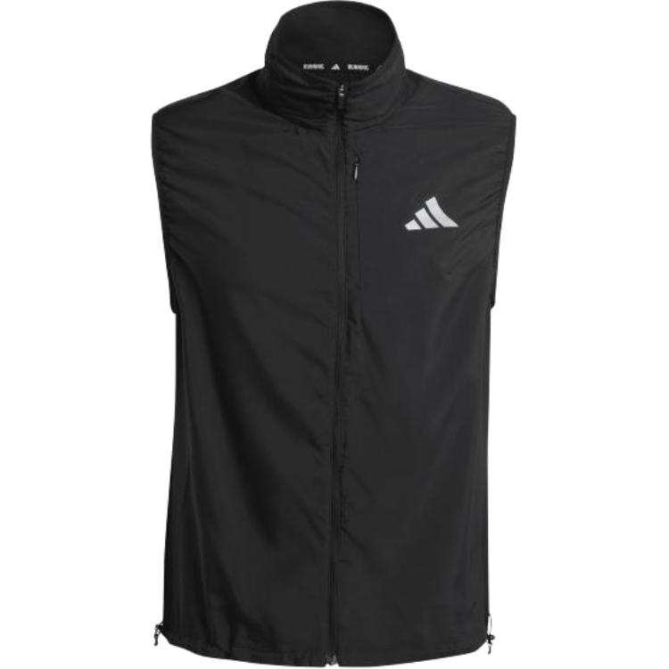 Adidas Adidas Vests Men's Black Stand Collar Other