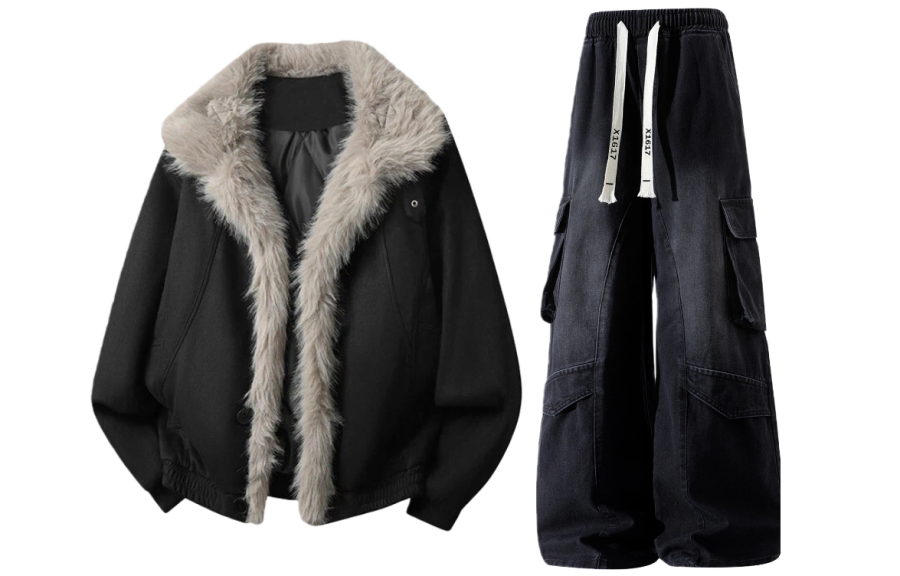 X1617 Casual Sportswear Unisex Lapel Thickened