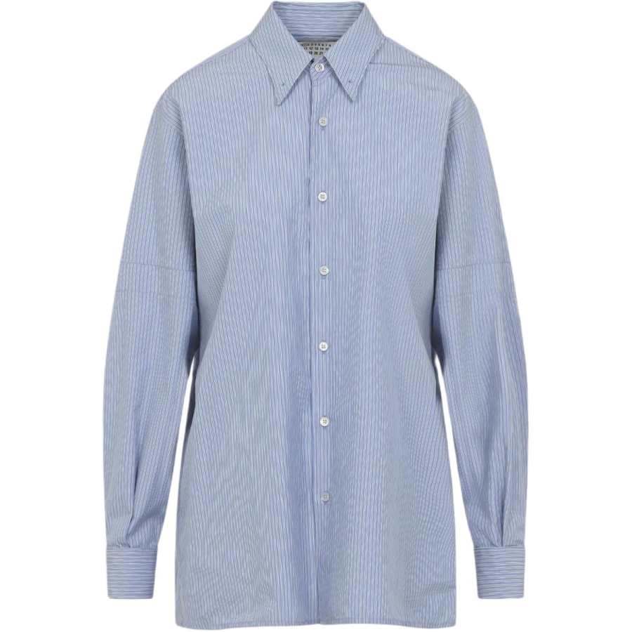 Maison Margiela Striped Straight Hem Shirt