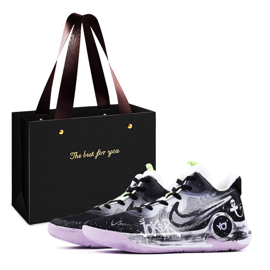 Nike Nike KD Trey 5 IX Shopping Bag, Soul Contract Mesh Wear resistant And Lightweight Mid top Vintage Basketball Shoes