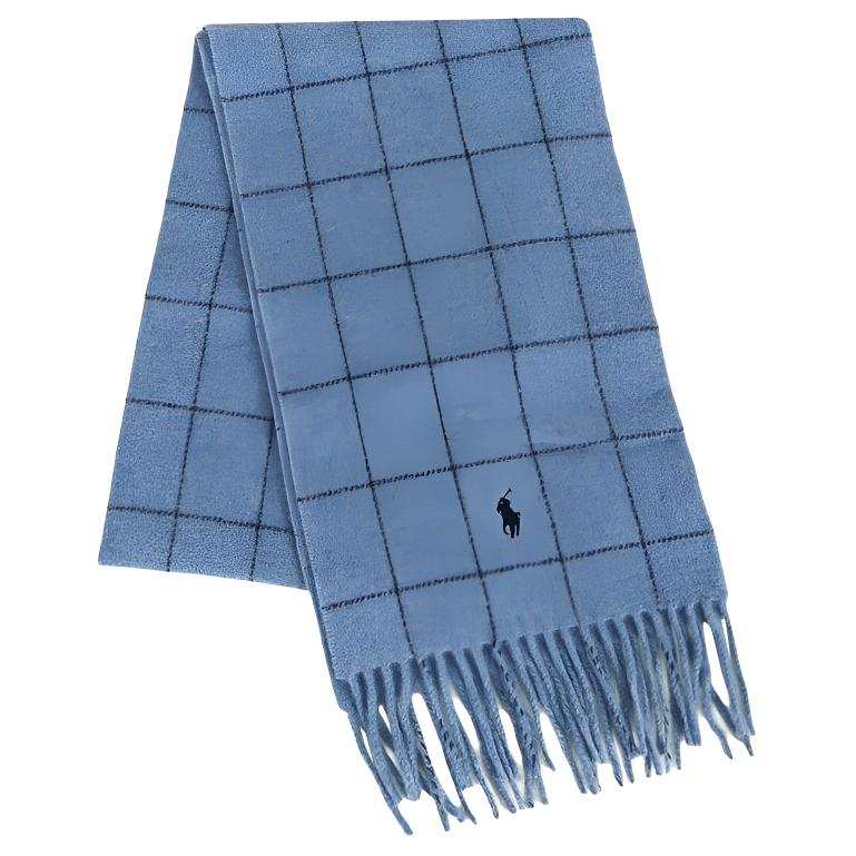 Polo Ralph Lauren Knit Scarves Unisex Polka Blue