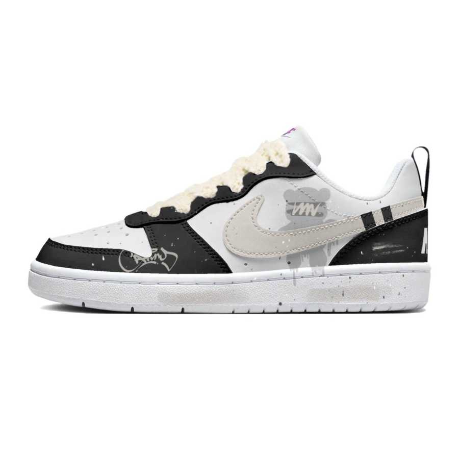 Nike Nike Court Borough Sweetheart Affairs Synthetic Leather Slip Resistant Abrasion Resistant Low top