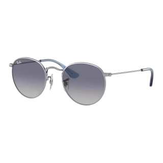 RayBan Metal Round Sunglasses Kids' Silver
