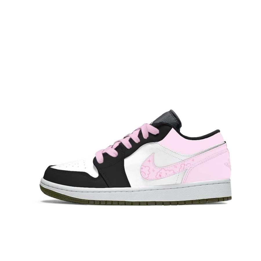 Jordan Jordan Air Jordan 1 Lotso Leather Slip Resistant, Abrasion Resistant, Breathable Low top Children's Basketball Shoes