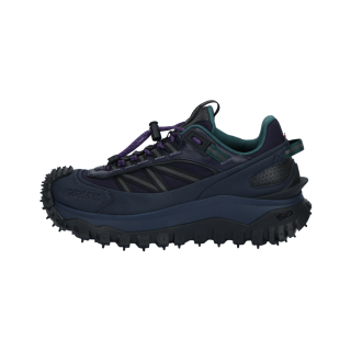 Moncler Trailgrip GTX Lace Up Cushioning Low top Sports Casual Shoes Women's Blue Black