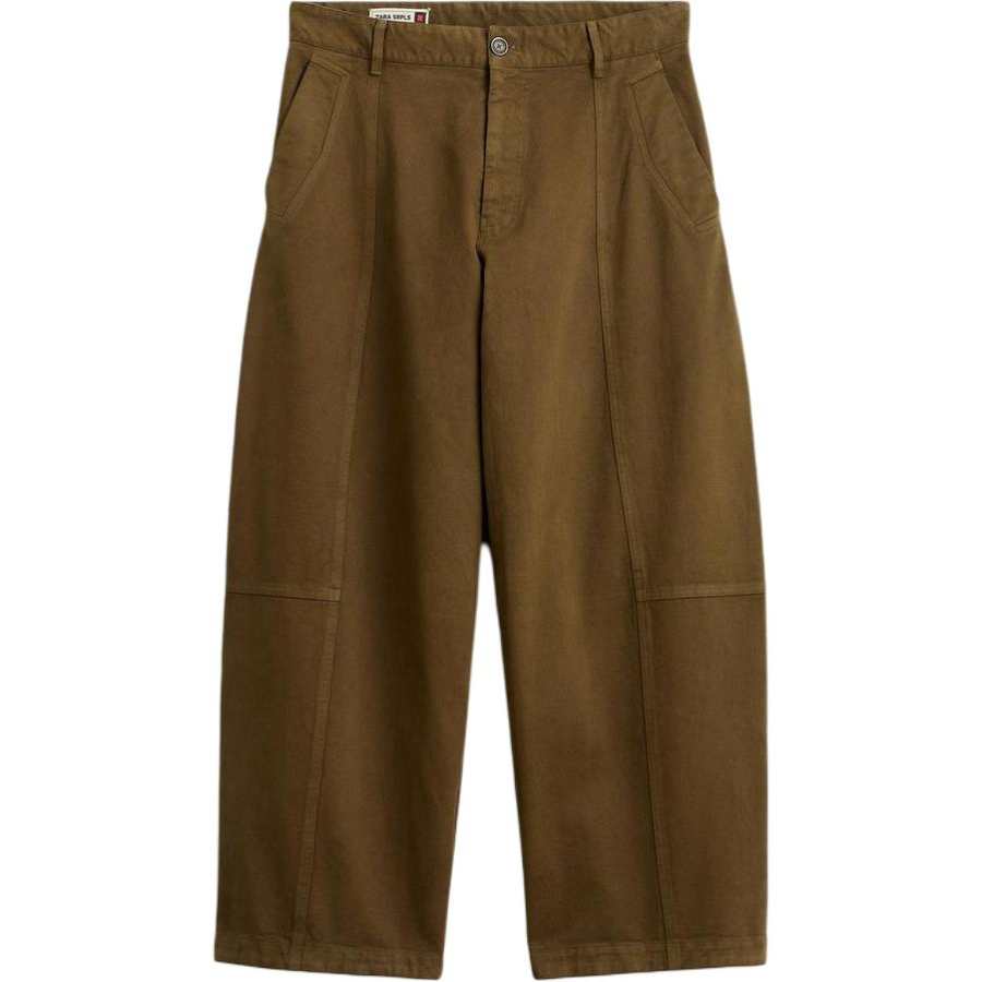 ZARA ZARA SRPLS Cargo Pants Men's Khaki Moderate
