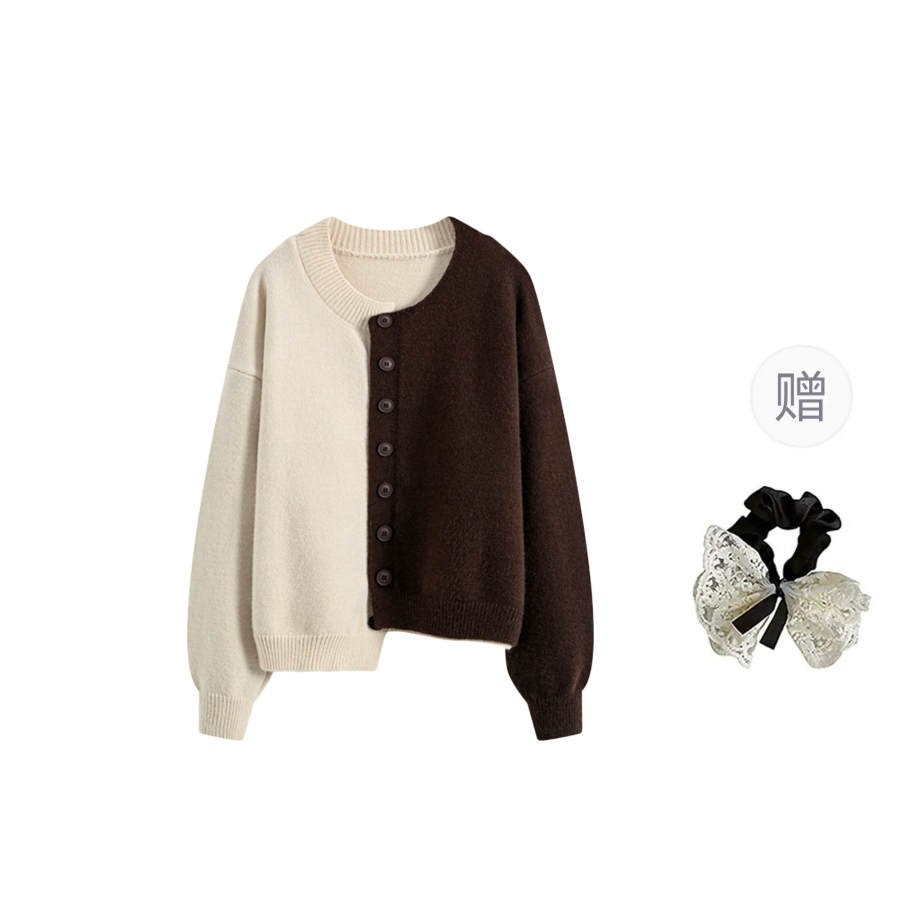 CPAURA Knitwear Women's Crew Neck Moderate Irregular