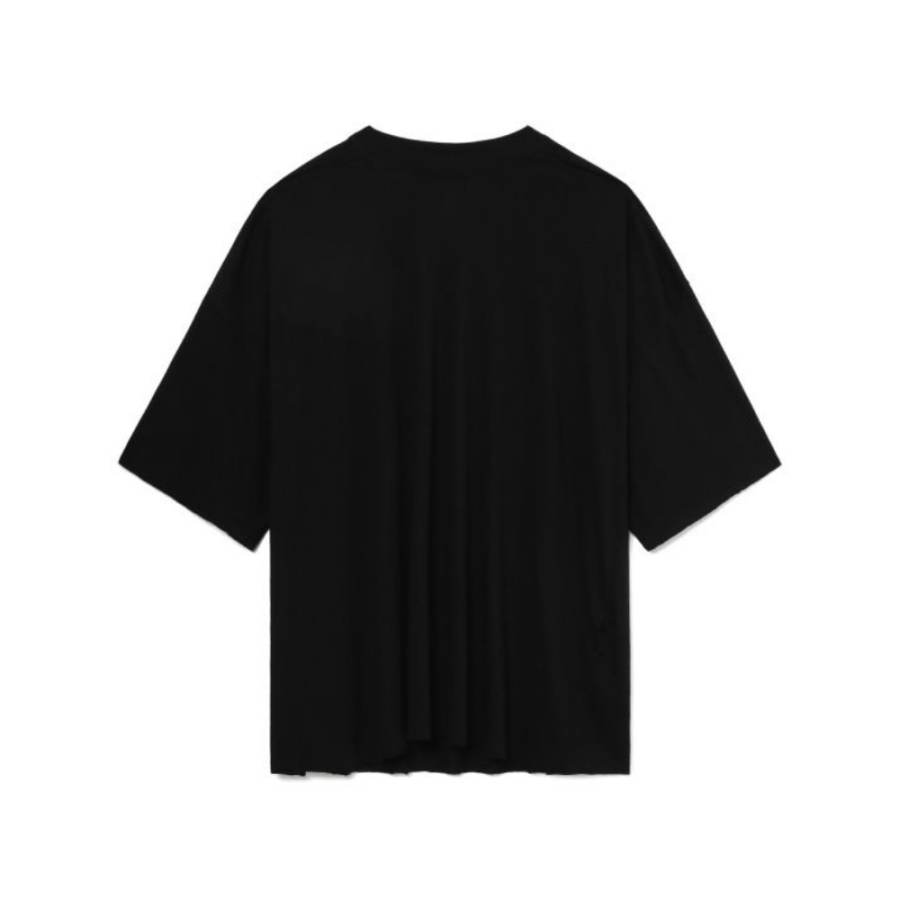 RICK OWENS T Shirts Men's Black Crew Neck Moderate
