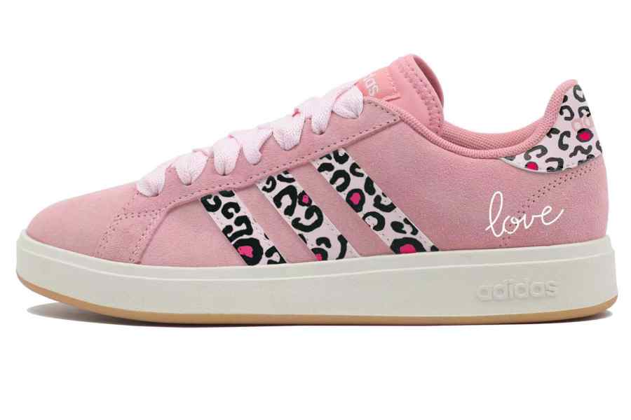 Adidas Adidas Grand Court Base 00s Abrasion Resistant Low top Skateboard Shoes Women's Pink
