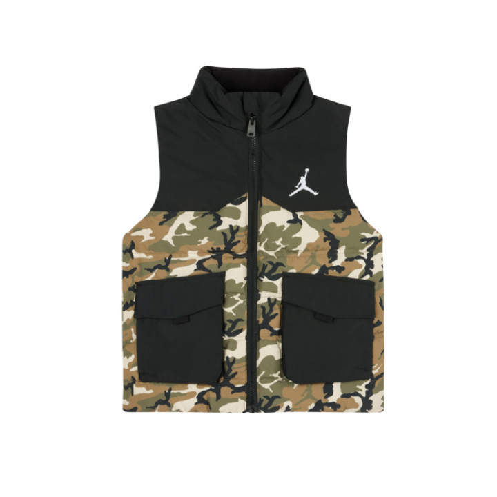 Jordan Jordan Kids Down Vests Stand Collar Moderate Down Vest