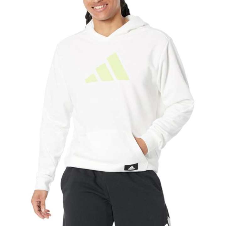 Adidas Adidas Sweatshirts Men's White Hooded Moderate