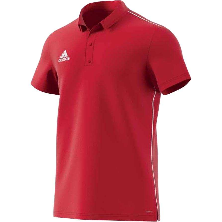 Adidas Adidas Polo Shirts Men's Red Polo Collar Moderate Straight Fit
