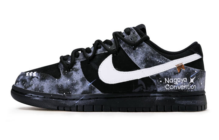 Nike Nike Dunk Abrasion Resistant Slip Resistant Abrasion Resistant Slip Resistant Low top Skateboard Shoes Unisex Black
