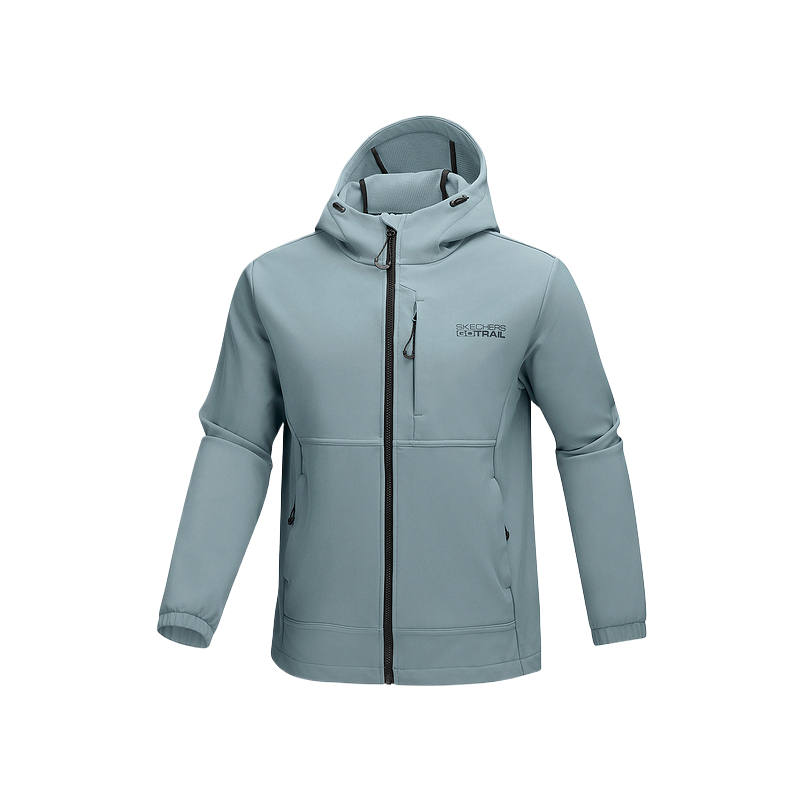 Skechers Jackets Men's Dark Gray/00VB Hooded Moderate Other