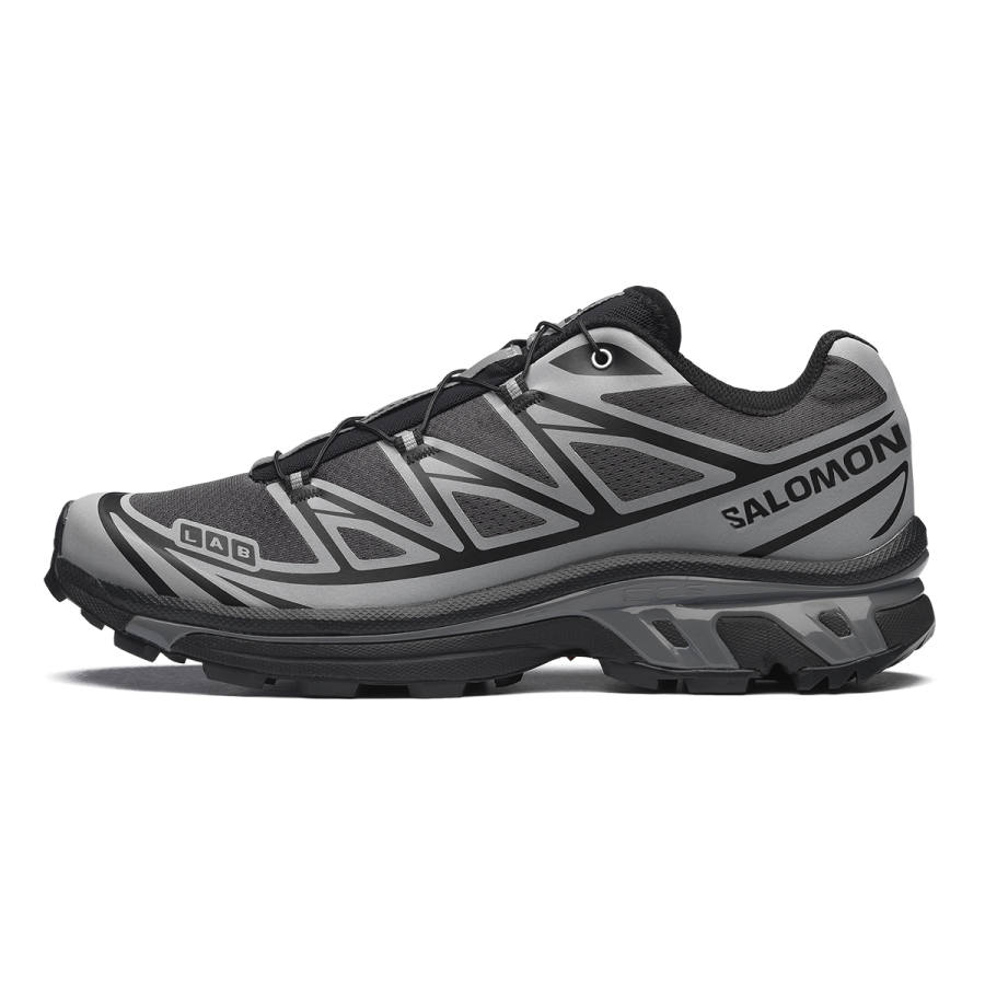 SALOMON XT 6 Low top Running Shoes Unisex Night Black Silver