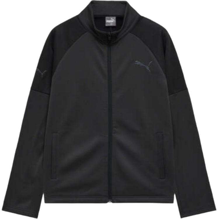PUMA Jackets Men's Black Stand Collar Moderate Other