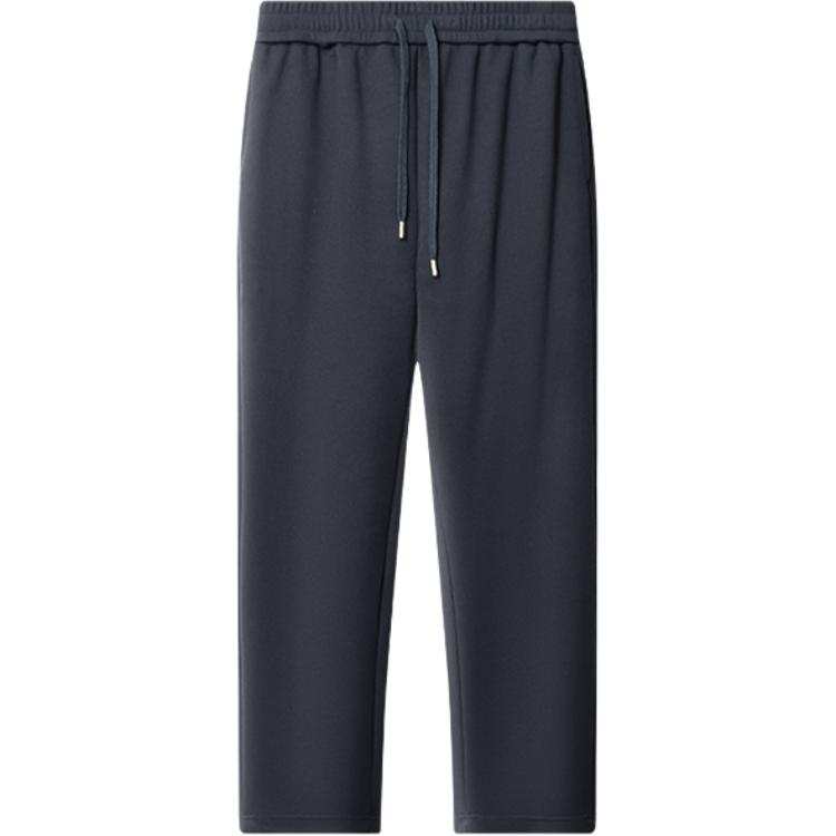 Hodo Casual Pants Men's Thickened And Fleece Lined Straight Fit Pants